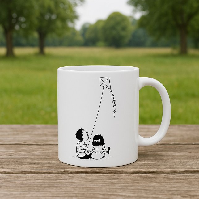 Children Flying A Kite Mug (Creator Uploaded)