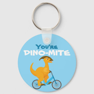 Children Friendship Valentine funny dinosaur gift Key Ring