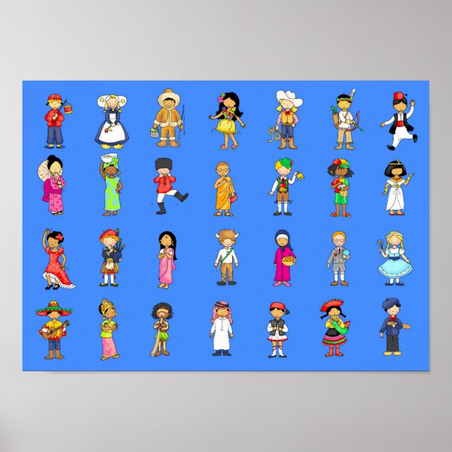 Children from arouns the world. poster (Front)
