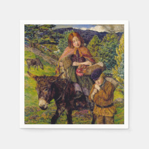 Children Going to Market (by John Lee) Napkin