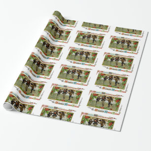 Children Iceskating Wrapping Paper