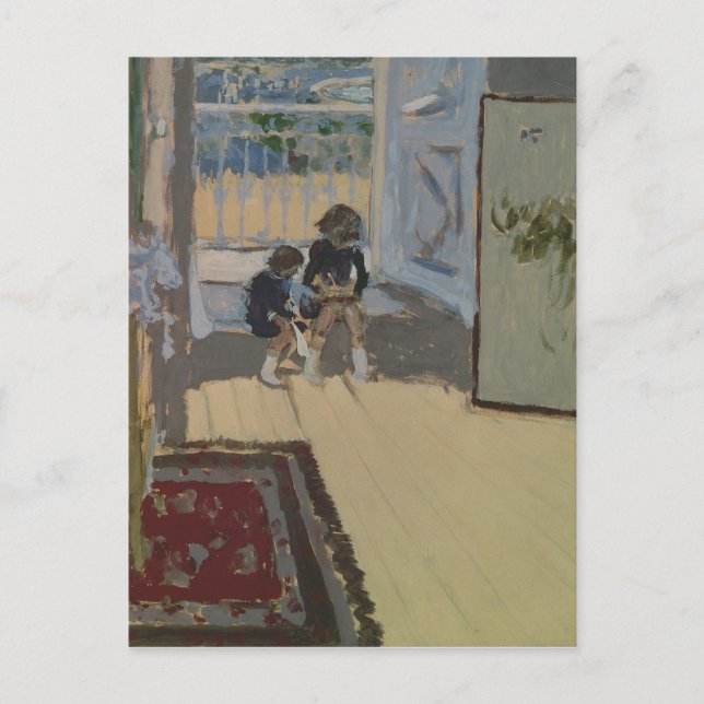 Children in a Room, 1893 Postcard (Front)