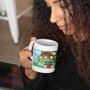 Children In A Treehouse Coffee Mug