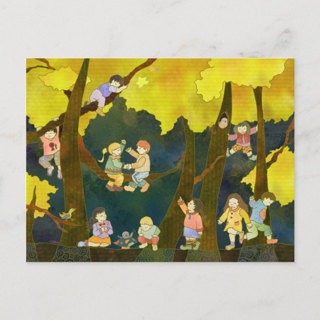 Children in Heaven Postcard (Front)
