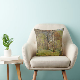 Children in the spring forest H.A. Brendekilde Cushion