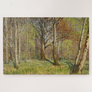 Children in the spring forest H.A. Brendekilde Jigsaw Puzzle
