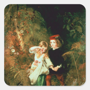 Children in the Wood Square Sticker