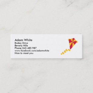 Children kite mini business card