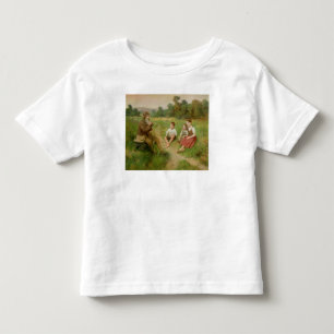 Children Listen to a Shepherd Playing a Flute Toddler T-Shirt