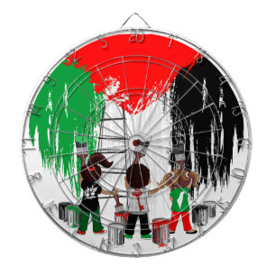 Children of Gaza Painting Palestine Flag Dartboard