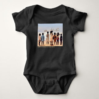 Children of Ghana - Artist - Shelia Turner Baby Bo Bodysuit