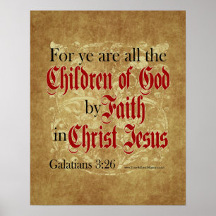Children of God by Faith Poster