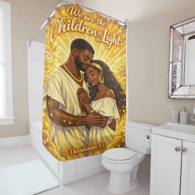 Children of Light Shower Curtain (In Situ)