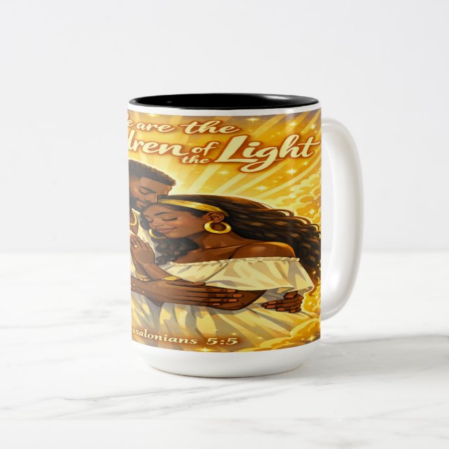 Children of Light Two-Tone Coffee Mug (Front Right)