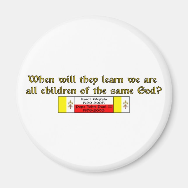Children of the Same God 1 Magnet (Front)