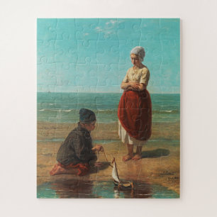 Children of the sea, Jozef Israels Jigsaw Puzzle
