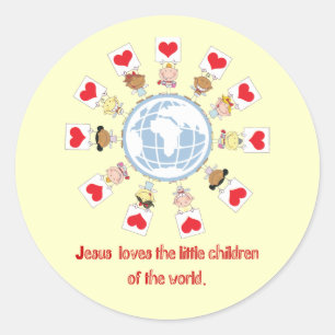 Children of the World Classic Round Sticker