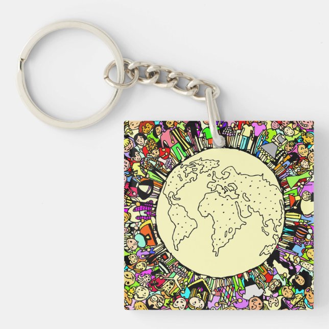Children of the World Key Ring (Front)