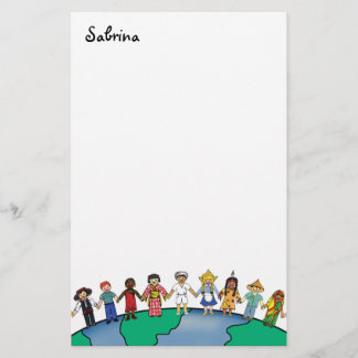 Children of the World Stationery