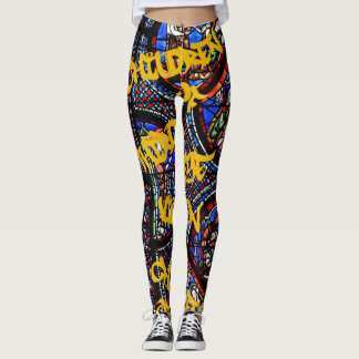 Children of Third Eye Vision - Stainedglass w/logo Leggings