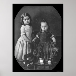 Children of William McAllister Daguerreotype 1849 Poster
