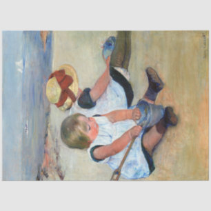 Children on the Beach, Cassatt Tissue Paper