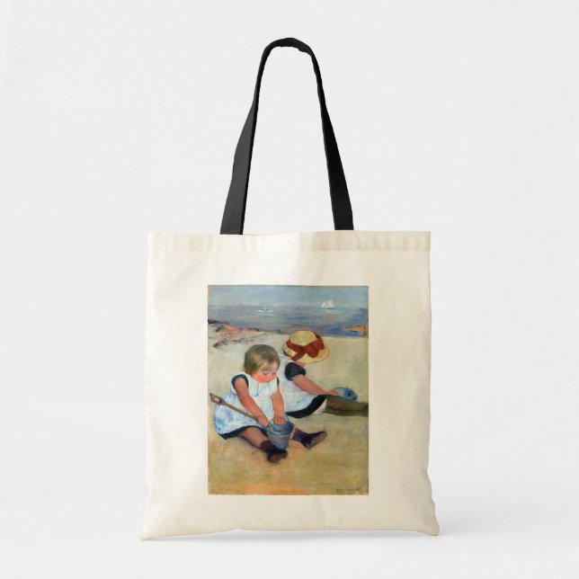 Children on the Beach, Cassatt Tote Bag (Front)