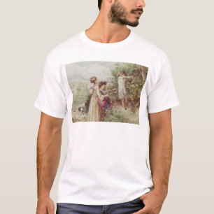 Children picking blackberries, 19th century T-Shirt