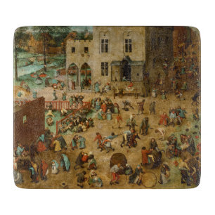 Children Playing Games (Pieter Bruegel the Elder) Cutting Board
