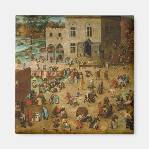 Children Playing Games (Pieter Bruegel the Elder) Magnet