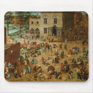 Children Playing Games (Pieter Bruegel the Elder) Mouse Pad