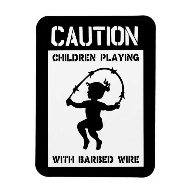 Children Playing Magnet (Vertical)