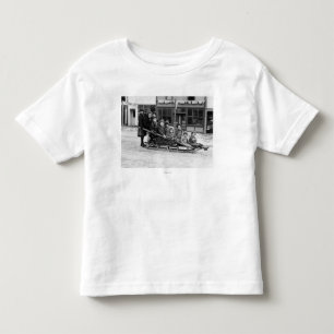 Children Playing on Sleigh in Seward Toddler T-Shirt