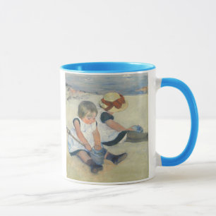 Children Playing on the Beach, 1884 Mug