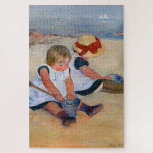 Children Playing on the Beach  Jigsaw Puzzle