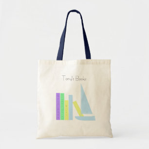 Children’s Books and Toy Sailboat Tote Bag