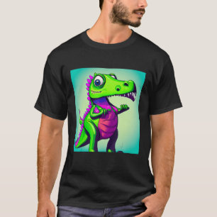 Children s Dinosaur Cute Dinosaur Graphic Birthday T-Shirt