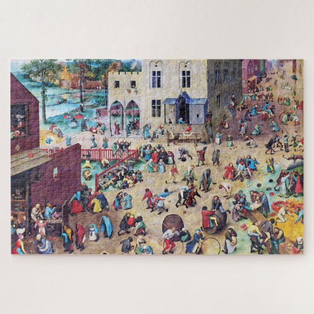 Children’s Games, Pieter Bruegel Jigsaw Puzzle (Horizontal)