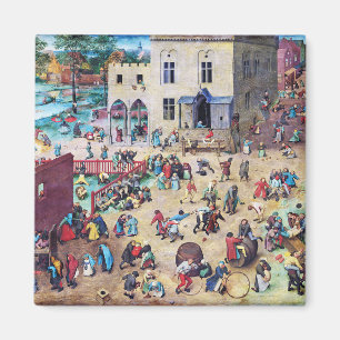 Children’s Games, Pieter Bruegel Magnet