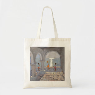 Children Skipping Greek Islands 2008 Tote Bag