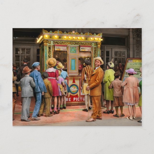 Children - The showman 1941 Postcard (Front)