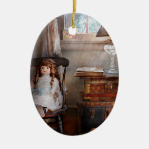 Children - Toy - A little girls room Ceramic Ornament