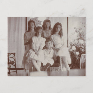 Children Tsar of Russia, Romanov, OTMA, Alexis Postcard