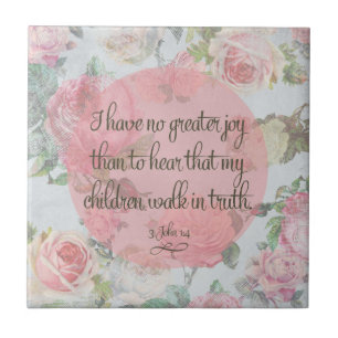 Children Walk in Truth Ceramic Tile