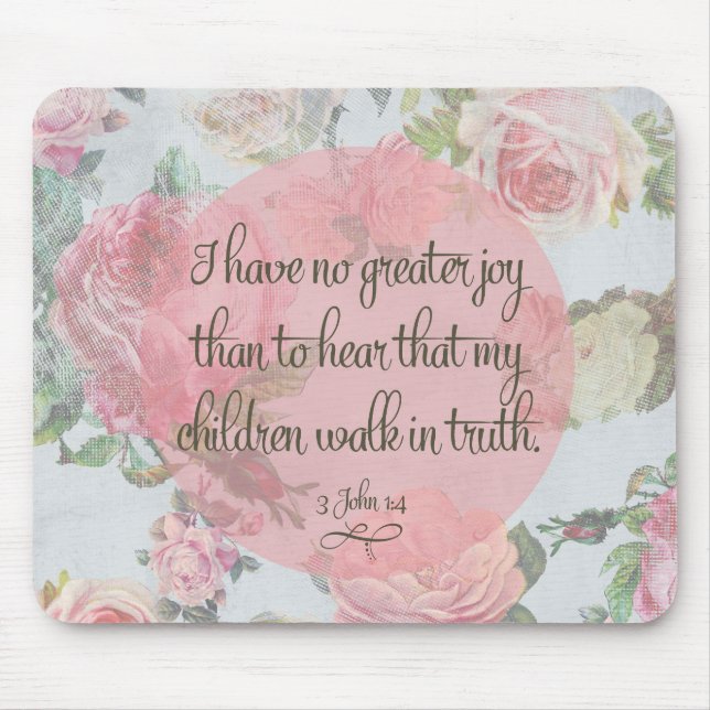 Children Walk in Truth Mouse Pad (Front)