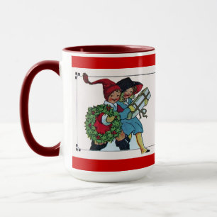 CHILDREN WITH CHRISTMAS GIFTS MUG