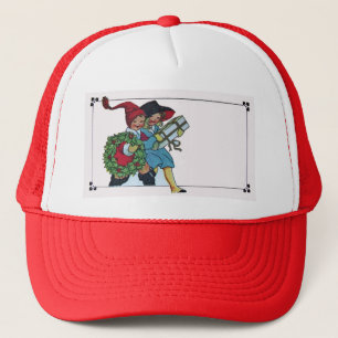 CHILDREN WITH CHRISTMAS GIFTS TRUCKER HAT