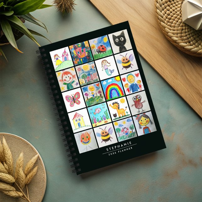 Children's Art Keepsake 20 Drawings Collage Planner (Creator Uploaded)