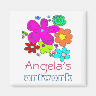 Childrens Artwork Magnet