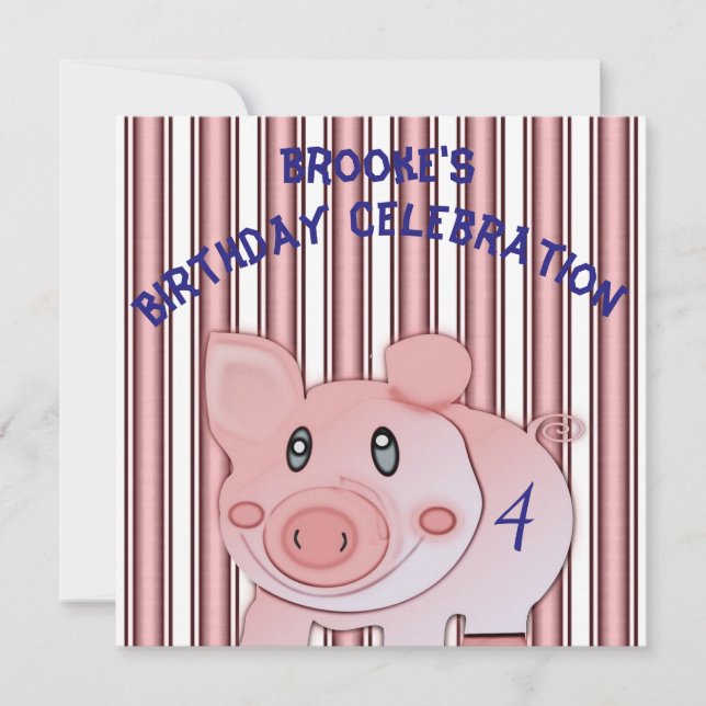 childrens birthday invitation cards (Front)